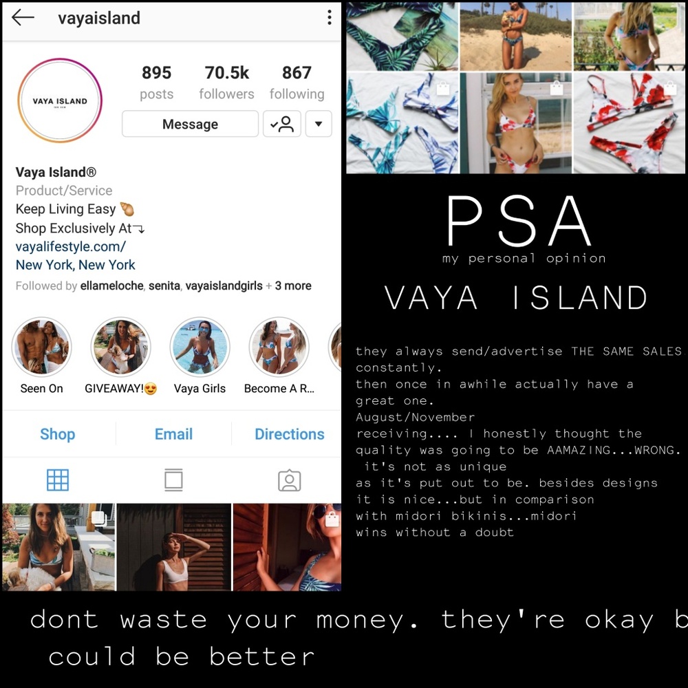 Vaya island psa my personal opinion